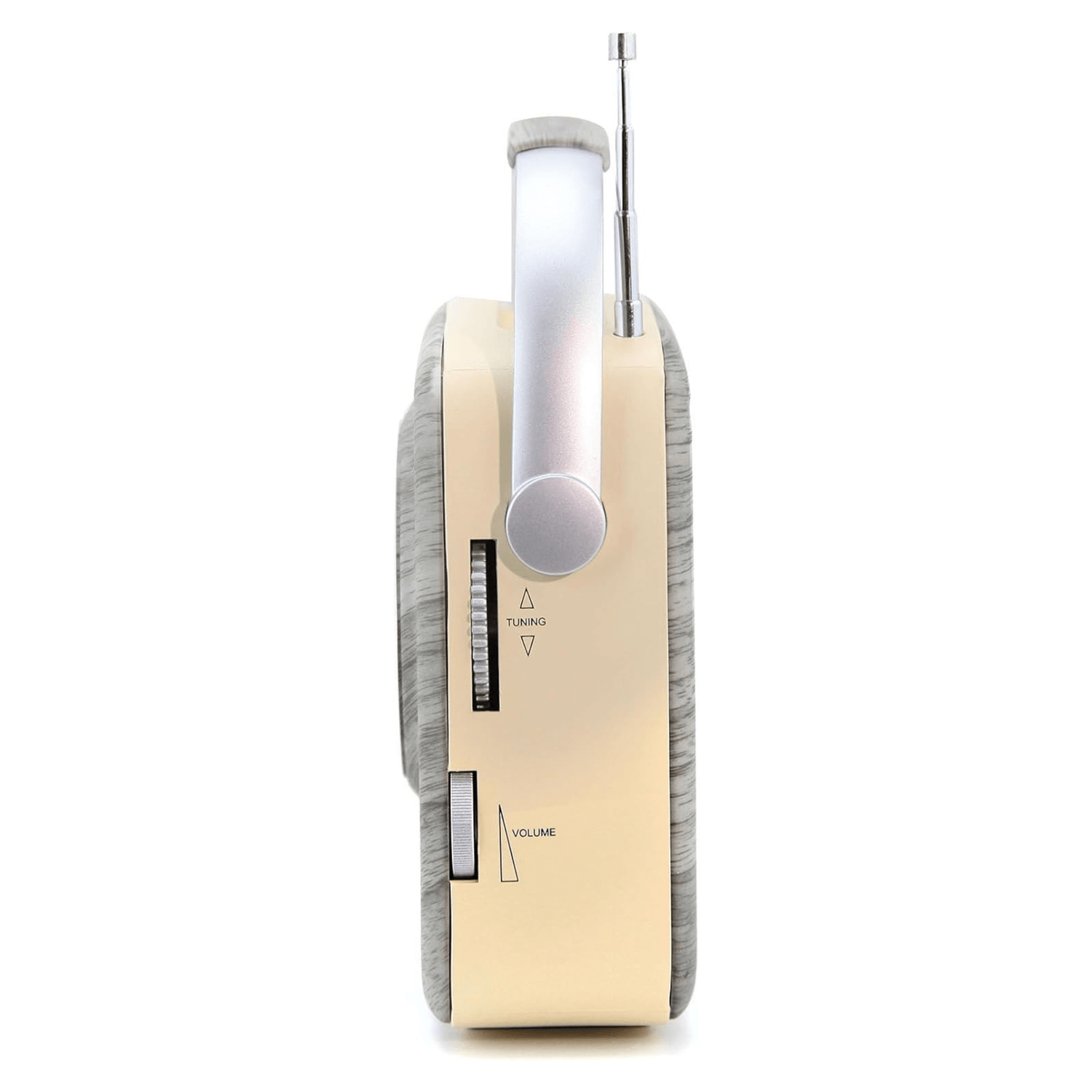 Emerson Portable Retro Radio with Built-In Rechargeable Battery and Memory Set Jupiter Gear Home