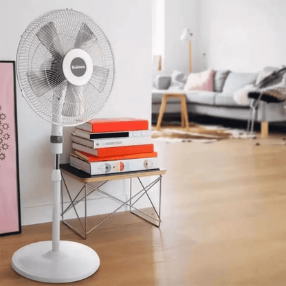Holmes Oscillating 16" Pedestal Stand Floor Fan with Round Base Jupiter Gear Home