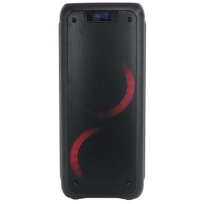 Norcent Dual 6.5" Portable Party Bluetooth Speaker with Flashing LED Lights Jupiter Gear Home
