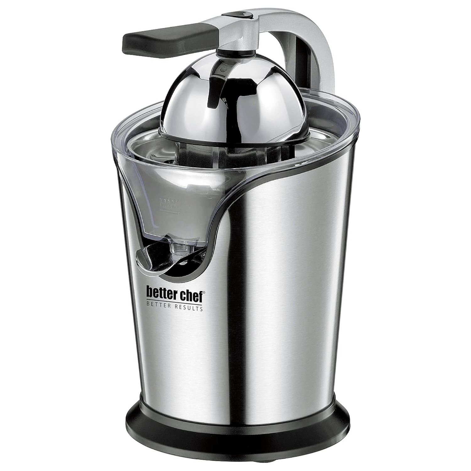 Better Chef High Power Deluxe Stainless Steel Electric Citrus Juice Press Jupiter Gear Home