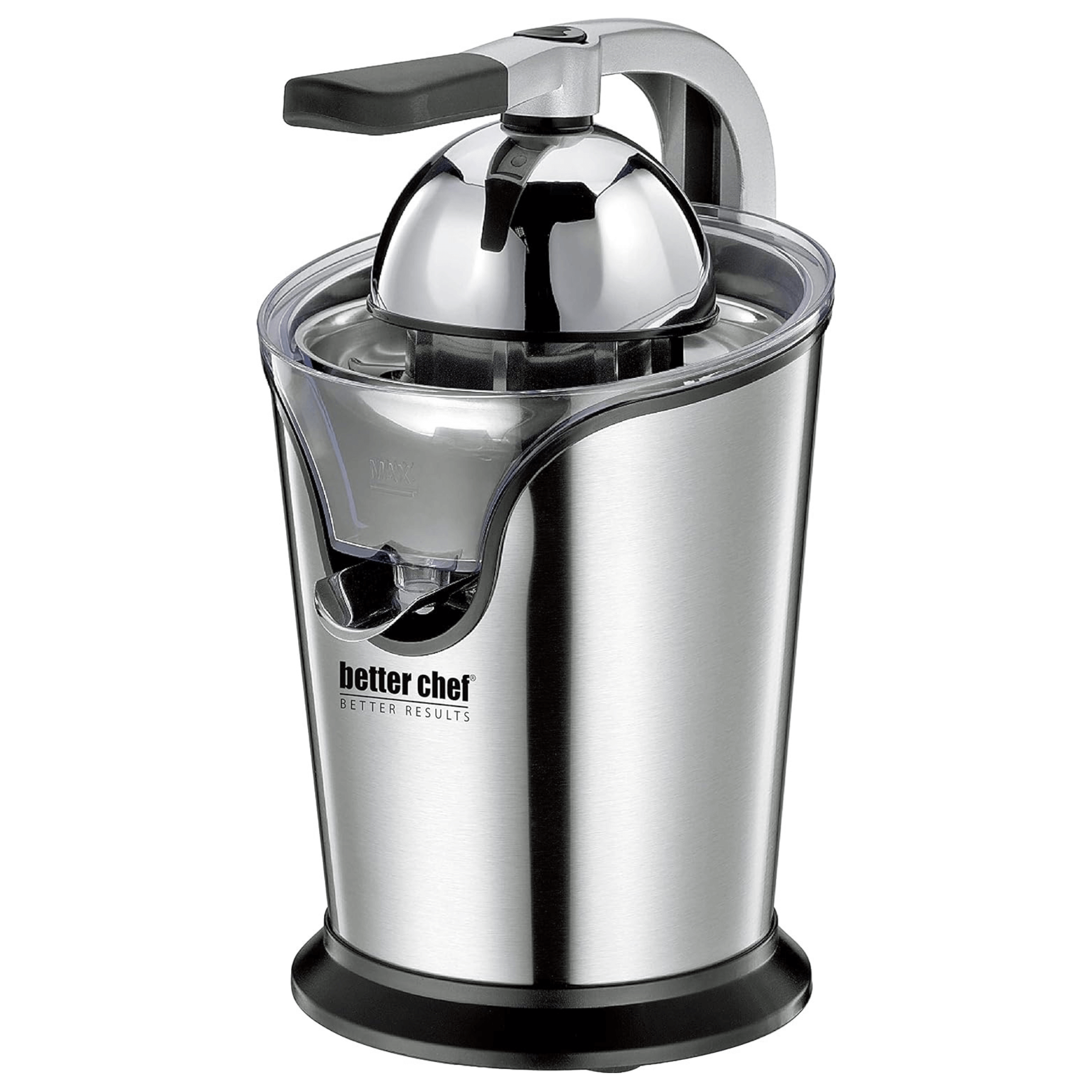 Better Chef High Power Deluxe Stainless Steel Electric Citrus Juice Press Jupiter Gear Home