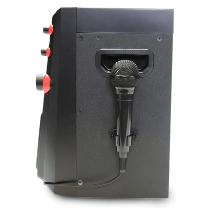 Emerson Portable Bluetooth Karaoke System with 7" LCD Display and Mic Input Jupiter Gear Home