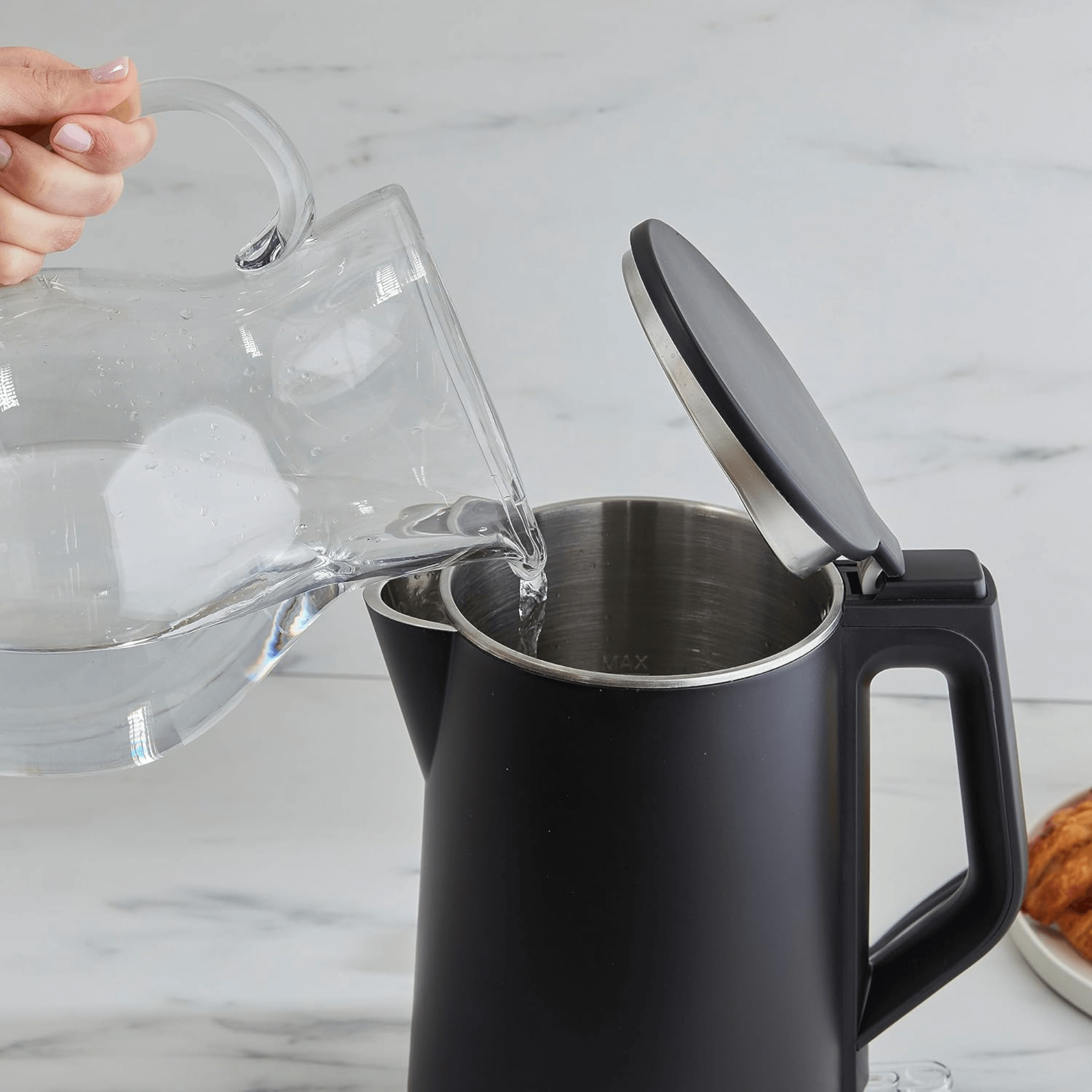 West Bend 1500W 1.5L Cordless Kettle with Stainless Interior Jupiter Gear Home