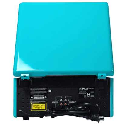 Victor Diner 7-in-1 Turntable Music Center Turquoise - Refurbished Jupiter Gear Home
