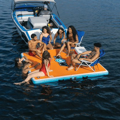 WOW Watersports Drop Stitch Vacation Station Dock w Deckpad Jupiter Gear Home