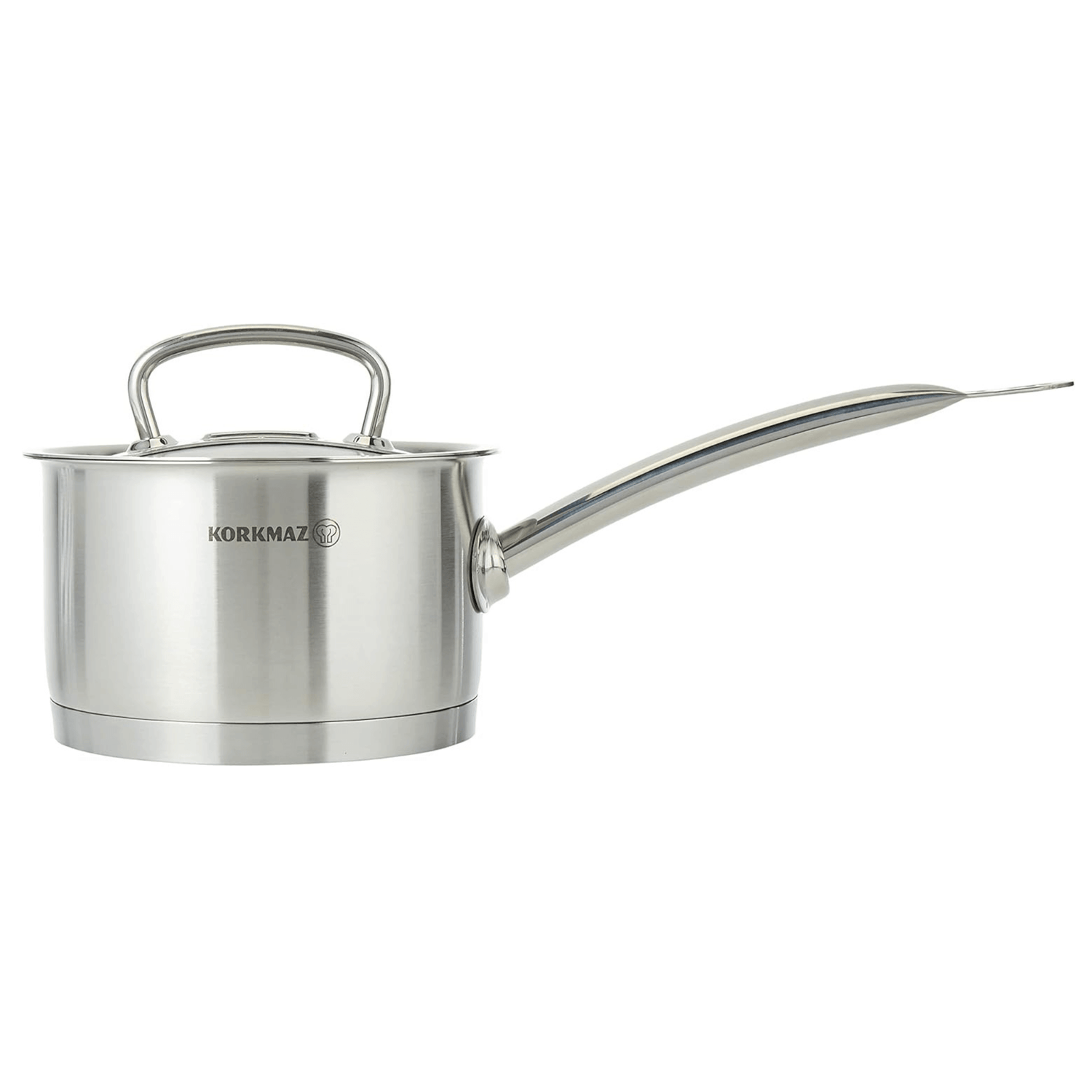 Korkmaz Proline 2Qt Stainless Steel Saucepan with High Profile Lid Jupiter Gear Home