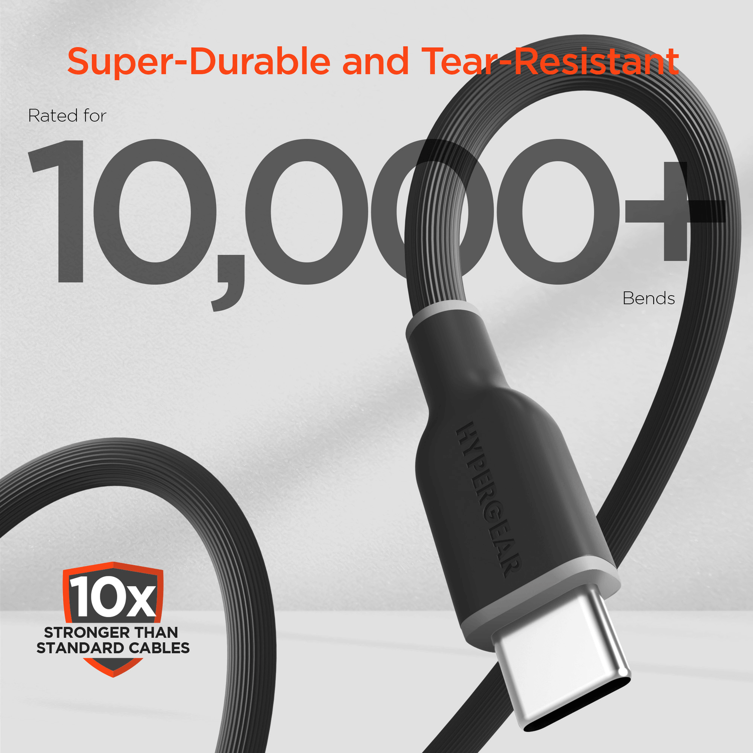 HyperGear Flexi PRO USB-C to USB-C Cable 6ft Jupiter Gear Home