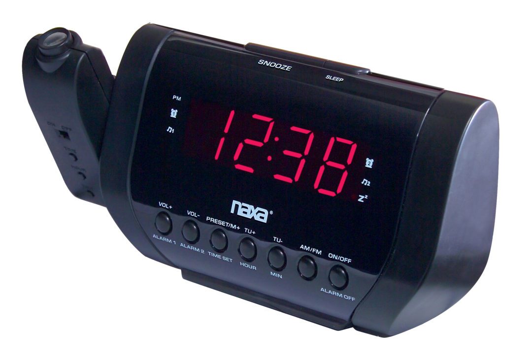 Naxa Projection Dual Alarm Clock (NRC-173) Jupiter Gear Home