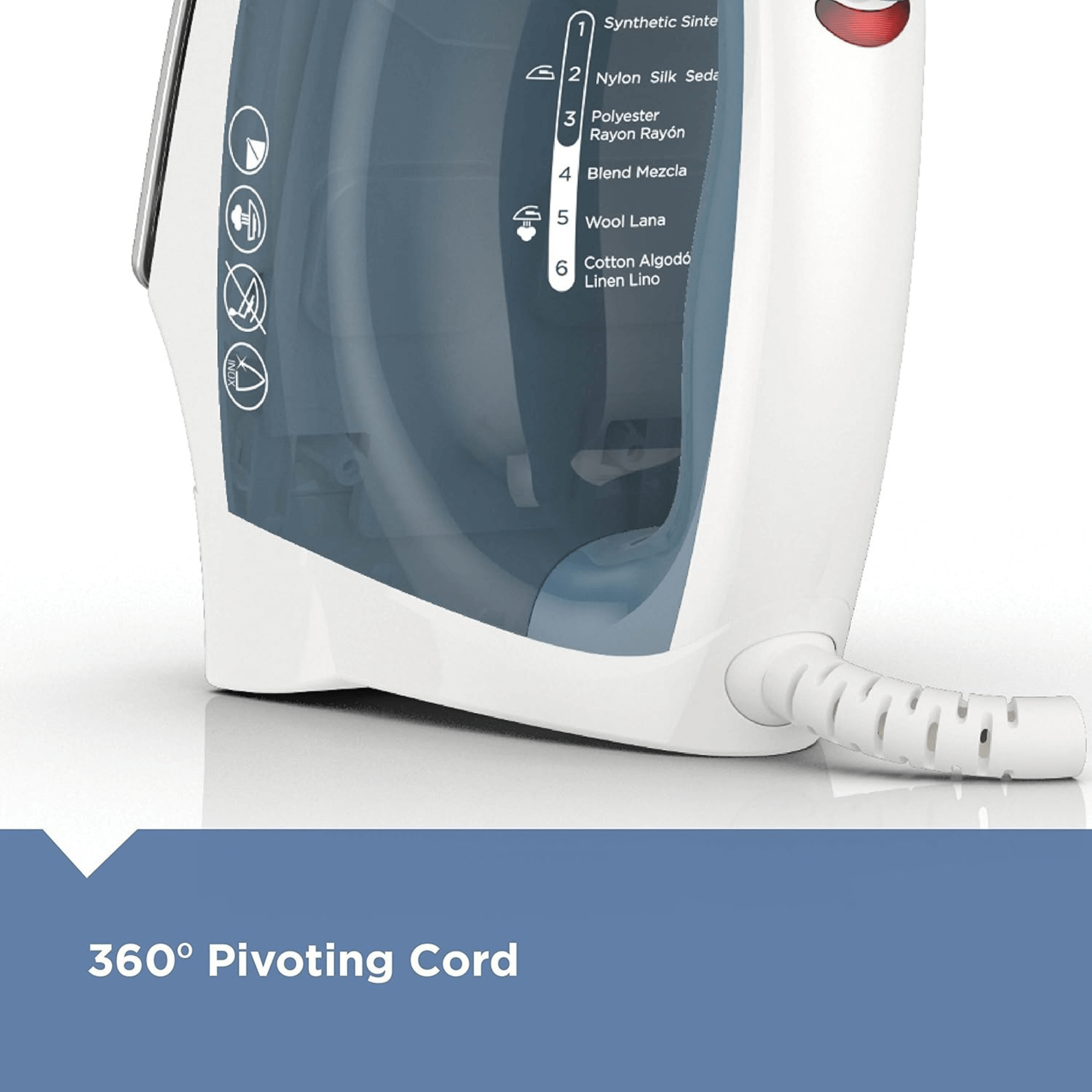 Black &amp; Decker Easy Steam Compact Lightweight Iron - REFURBISHED Jupiter Gear Home