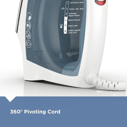 Black &amp; Decker Easy Steam Compact Lightweight Iron - REFURBISHED Jupiter Gear Home