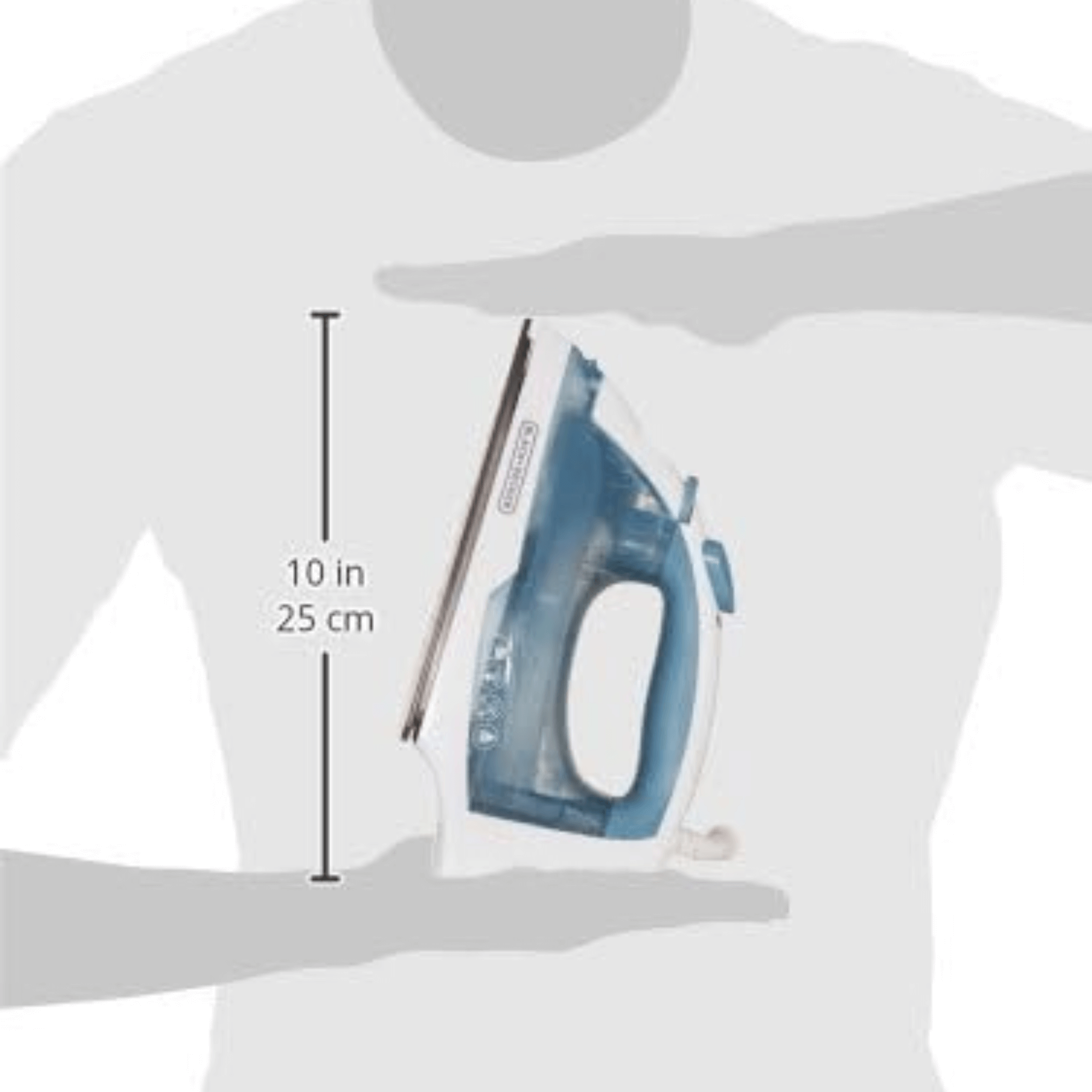 Black &amp; Decker Easy Steam Compact Lightweight Iron - REFURBISHED Jupiter Gear Home