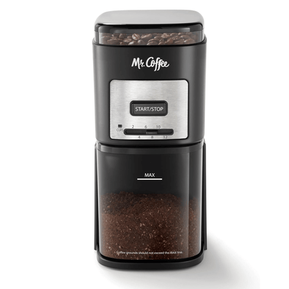 Mr. Coffee Burr Mill Large-Capacity Automatic Coffee Grinder with 12 Custom Grinders Jupiter Gear Home