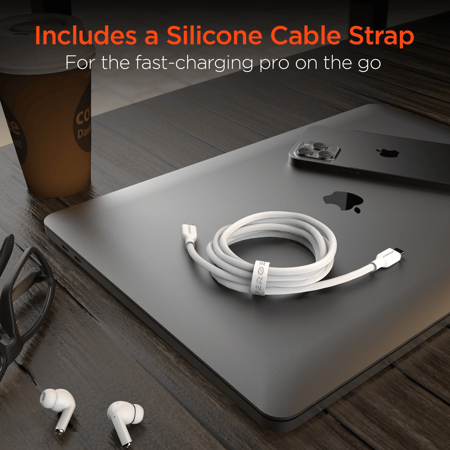 HyperGear Flexi PRO USB-C to Lightning Cable 6ft Jupiter Gear Home
