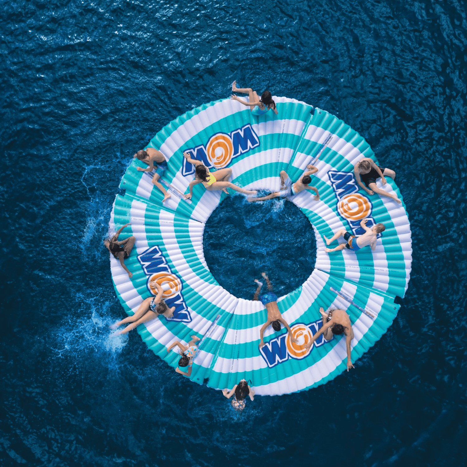 WOW Watersports Round Water Walkway &amp; SUP Dock Island, Holds Up to 16 People Jupiter Gear Home