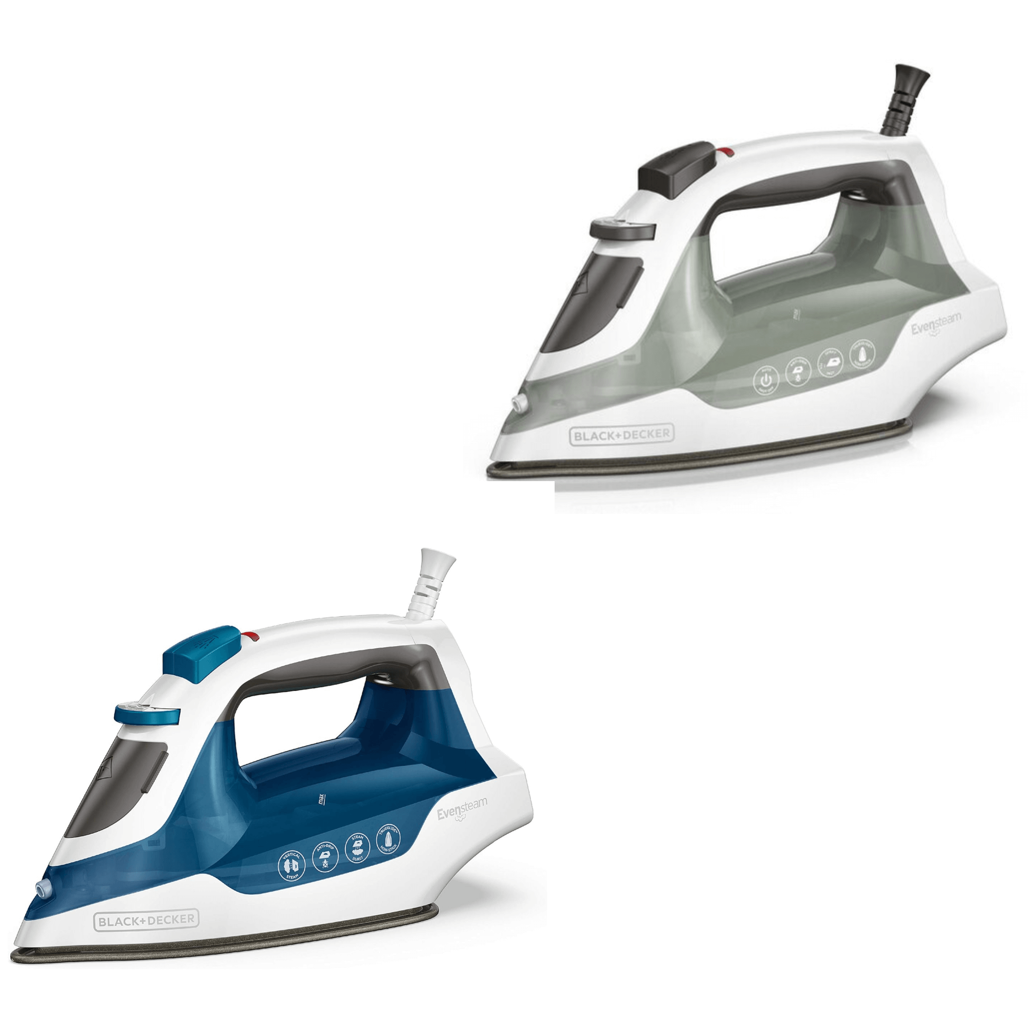 Black &amp; Decker Easy Steam TrueGlide Nonstick SmartSteam Compact Iron - REFURBISHED Jupiter Gear Home
