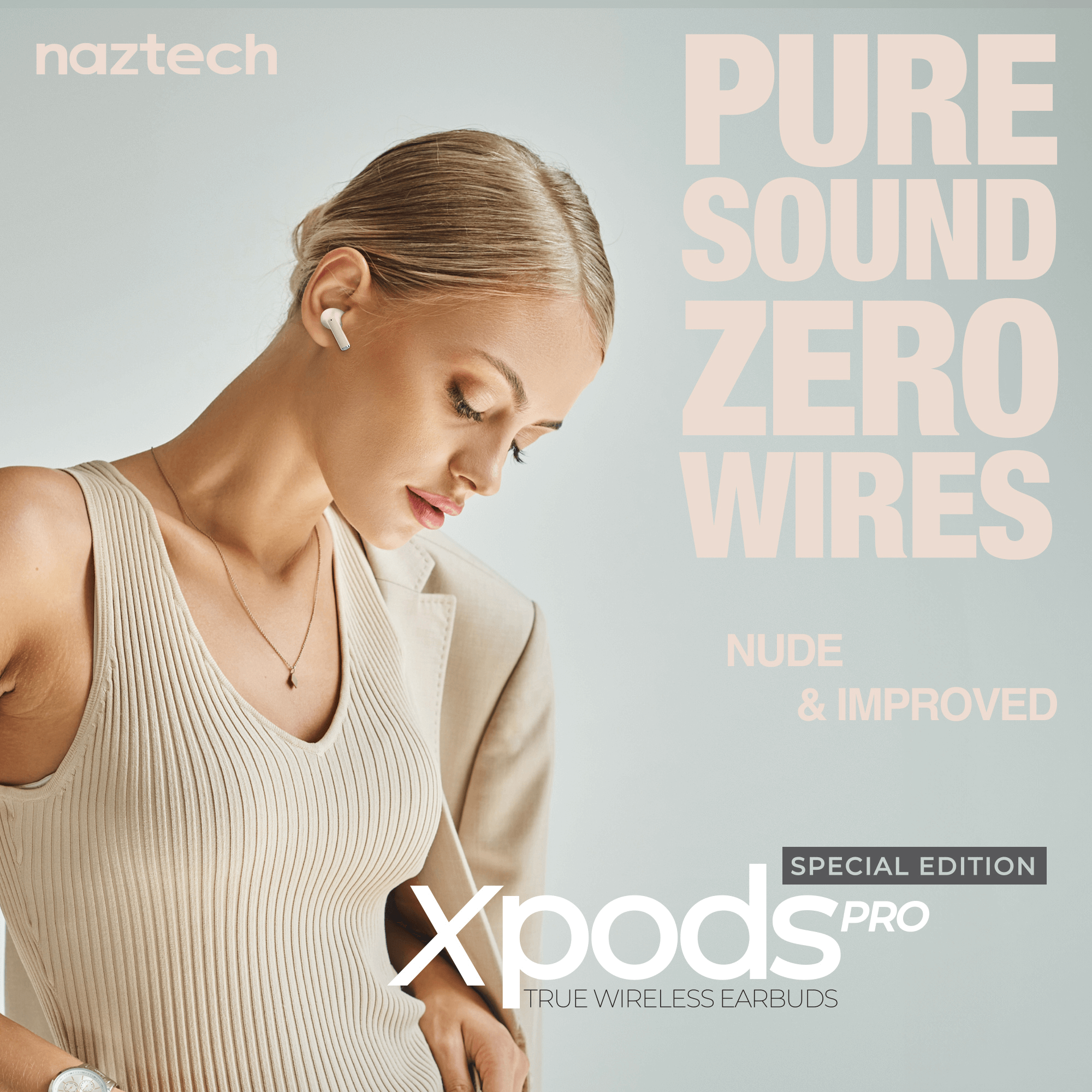 Naztech Xpods PRO TWS with Wireless Charging Case Jupiter Gear Home