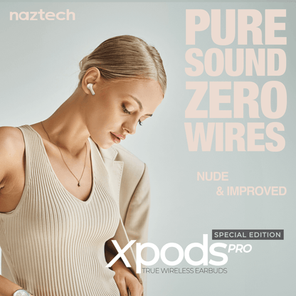 Naztech Xpods PRO TWS with Wireless Charging Case Jupiter Gear Home