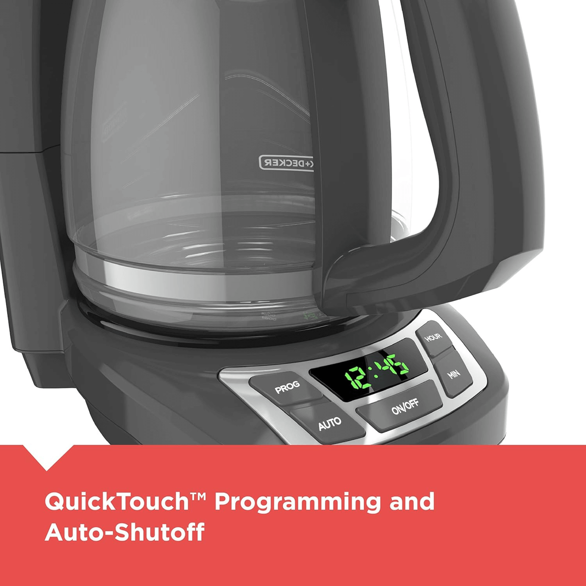 Black &amp; Decker 12 Cup Programmable Coffee Maker with Digital Controls - REFURBISHED Jupiter Gear Home