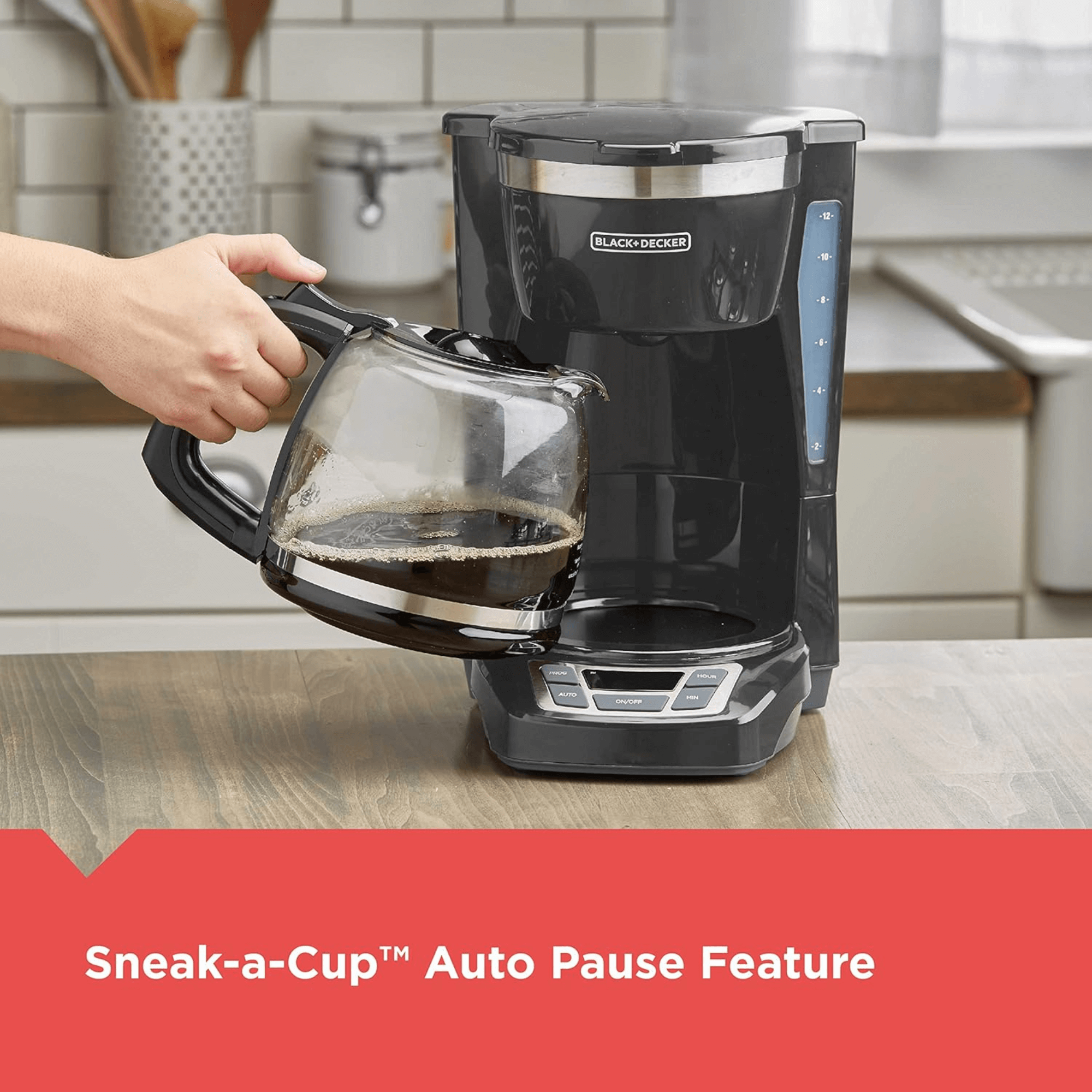 Black &amp; Decker 12 Cup Programmable Coffee Maker with Digital Controls - REFURBISHED Jupiter Gear Home