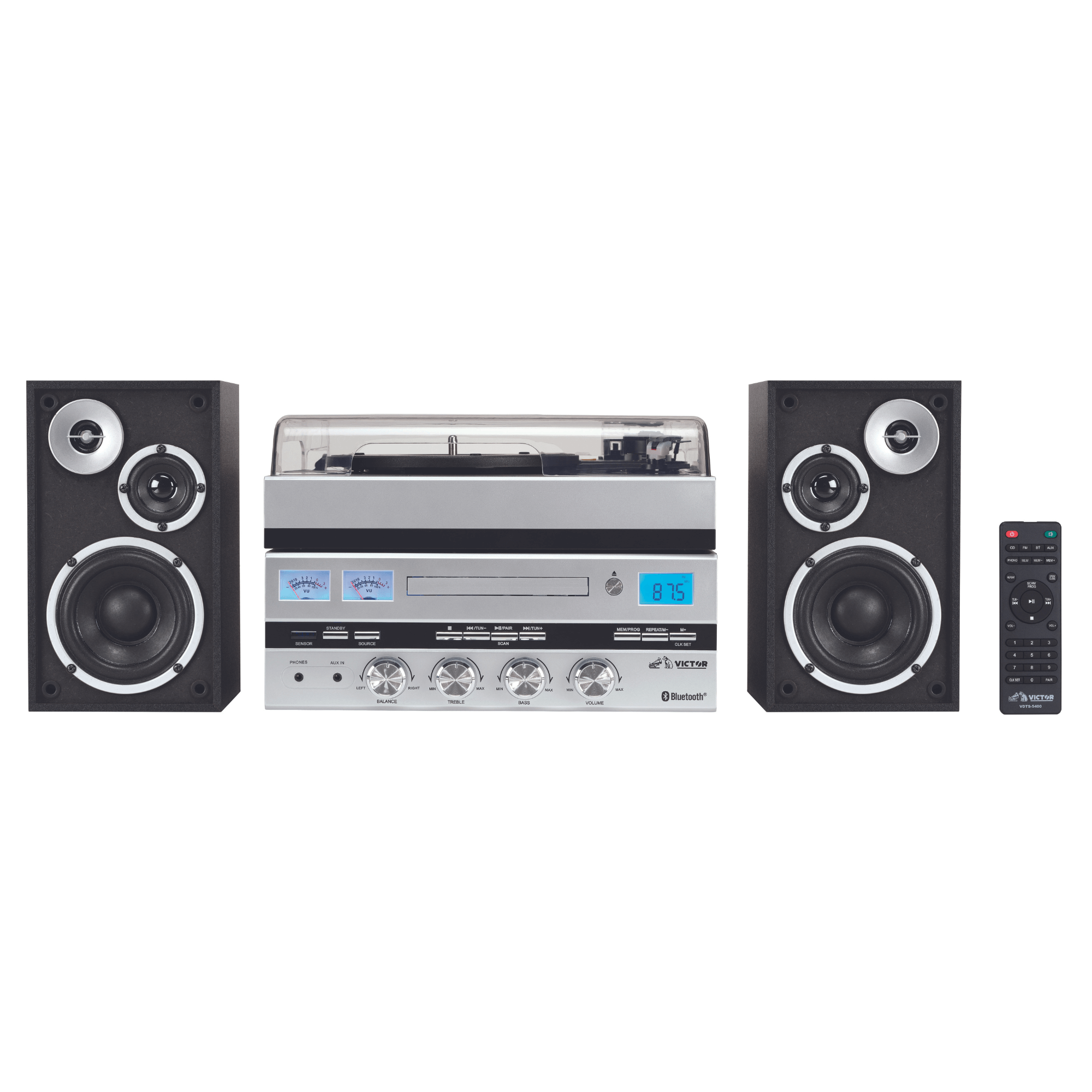 Victor Geneva 5-in-1 Desktop Music Center - Refurbished Jupiter Gear Home