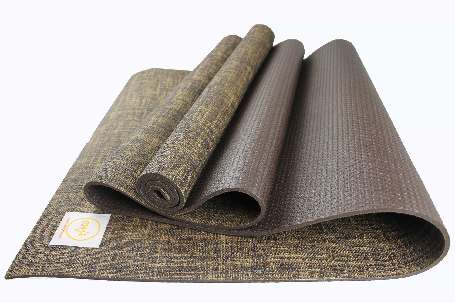 Maji Sports Jute Premium Eco Yoga Mat + Foot Massager  (7.5cm x 17.5cm) Jupiter Gear Home