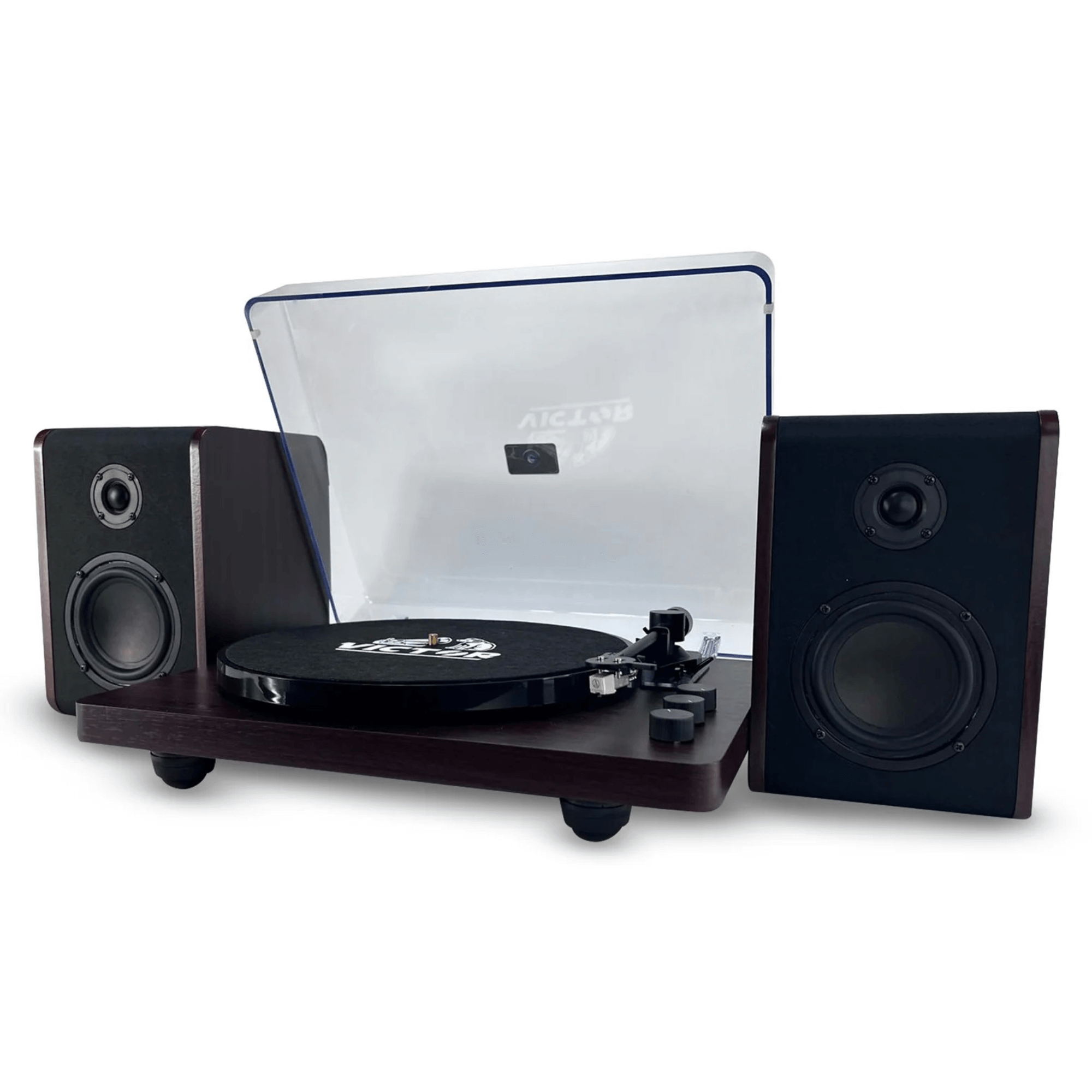 Victor Lincoln Record Player with Stereo Speakers Jupiter Gear Home