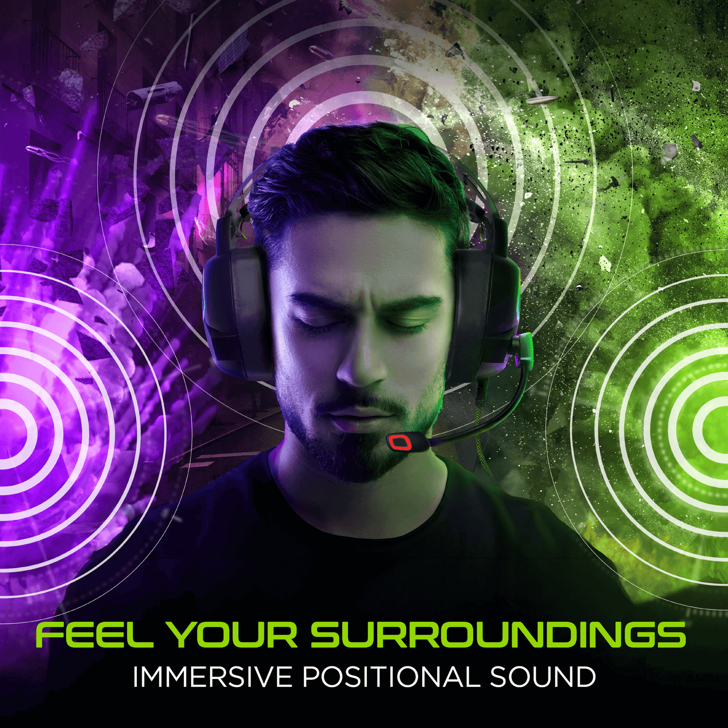 HyperGear SoundRecon Xtreme Pro Multiplatform Gaming Headset Jupiter Gear Home