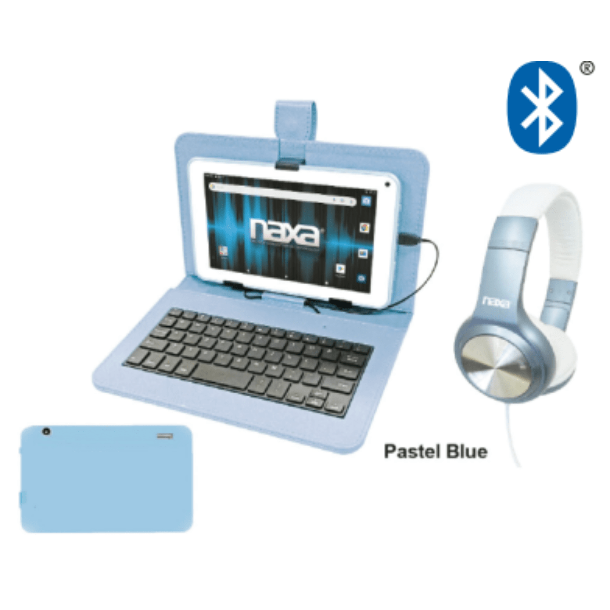 Naxa 7" Core Android 11 Tablet Kit Blue - Refurbished Jupiter Gear Home