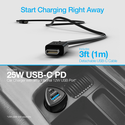 Naztech MagLock CAR 15W Magnetic Wireless Fast Charging Vent Mount with Qi2 Jupiter Gear Home