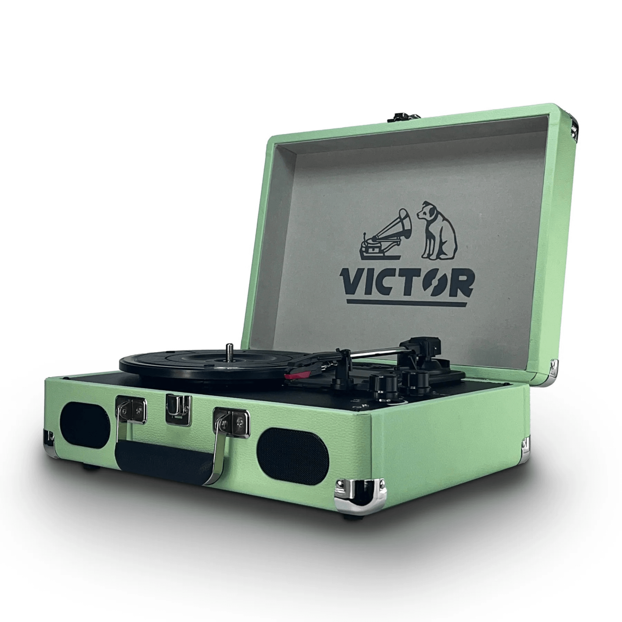Victor Metro Plus Portable Dual Bluetooth Suitcase Turntable Jupiter Gear Home