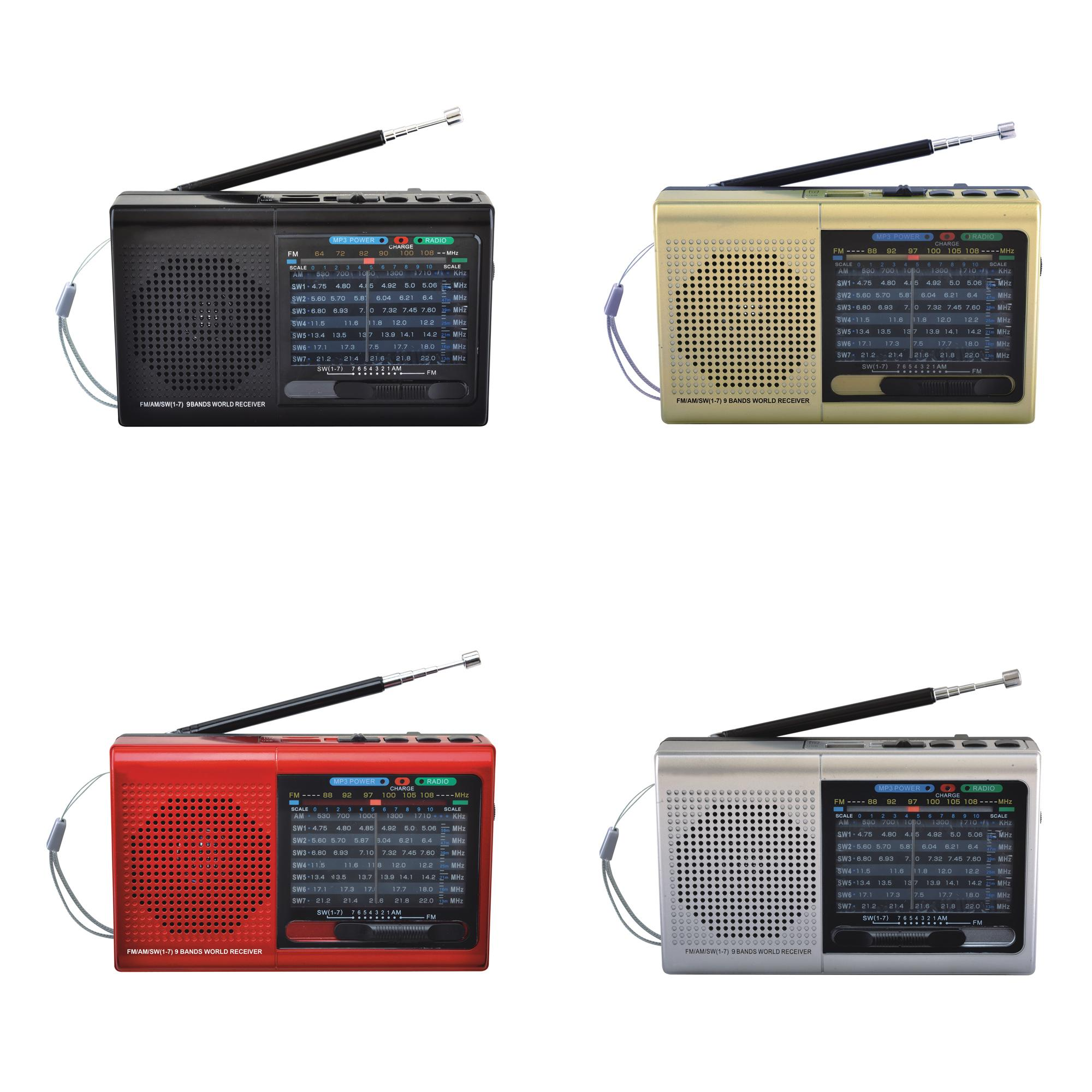 Supersonic 9 Band Radio With Bluetooth Jupiter Gear Home