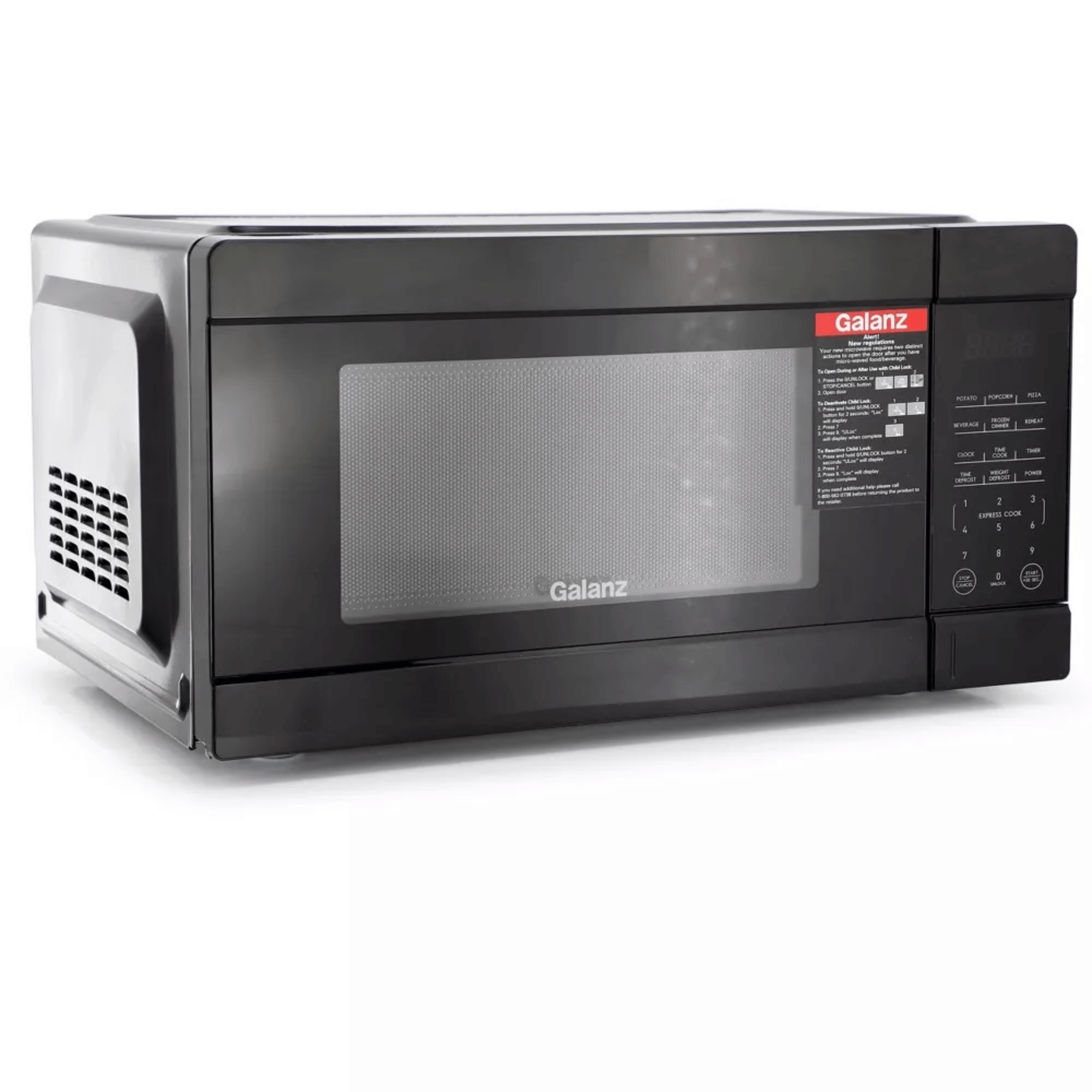 Galanz 1.1 Cu Ft. 1000 Watt Counter Top Microwave Oven Jupiter Gear Home