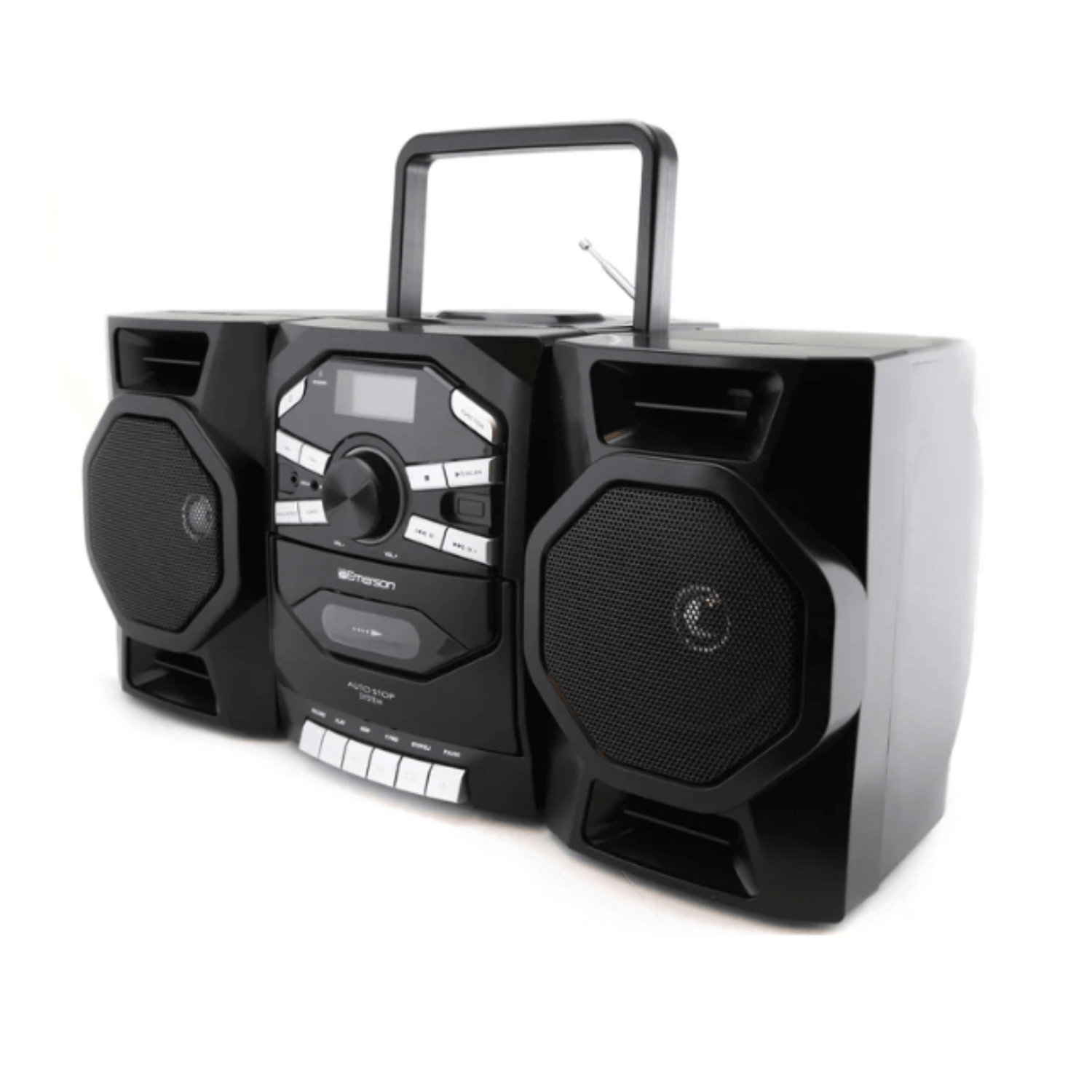 Emerson Portable CD &amp; Cassette Stereo Boombox Jupiter Gear Home