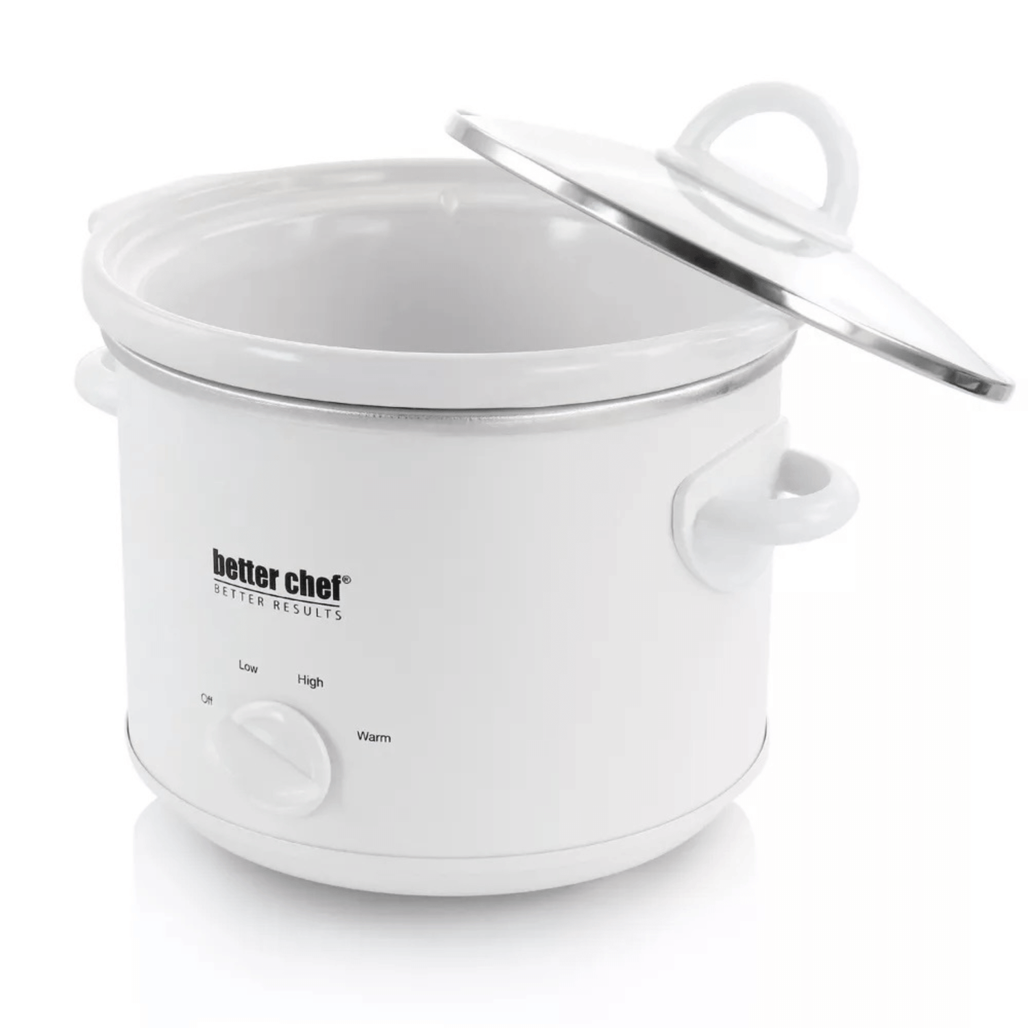 Better Chef 3-Quart Round Slow Cooker with Removable White Crock Jupiter Gear Home