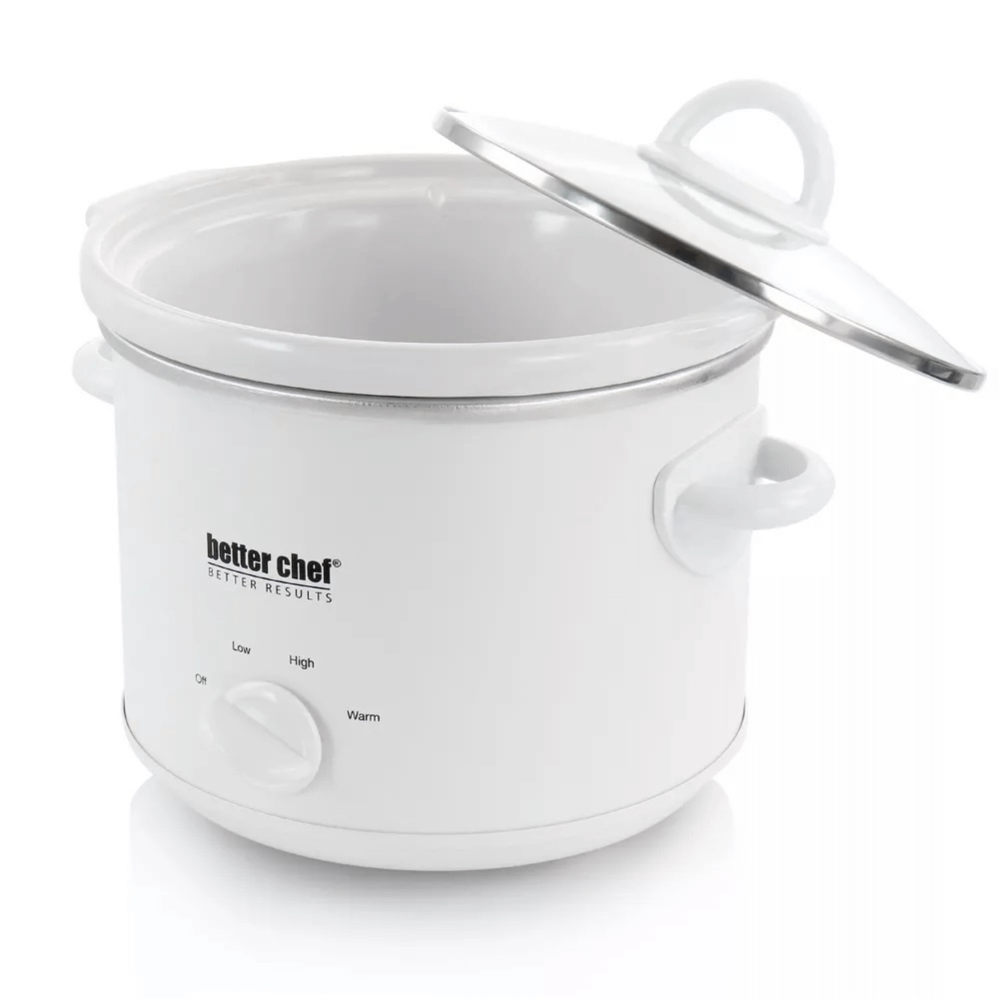 Better Chef 3-Quart Round Slow Cooker with Removable White Crock Jupiter Gear Home