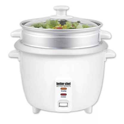 Better Chef 10-Cup - 20-Cup Cooked - Rice Cooker with Steamer Jupiter Gear Home