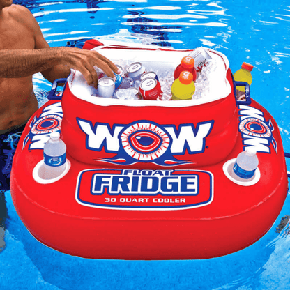 WOW Watersports Float Fridge 30 Can Capacity Inflatable Cooler Jupiter Gear Home