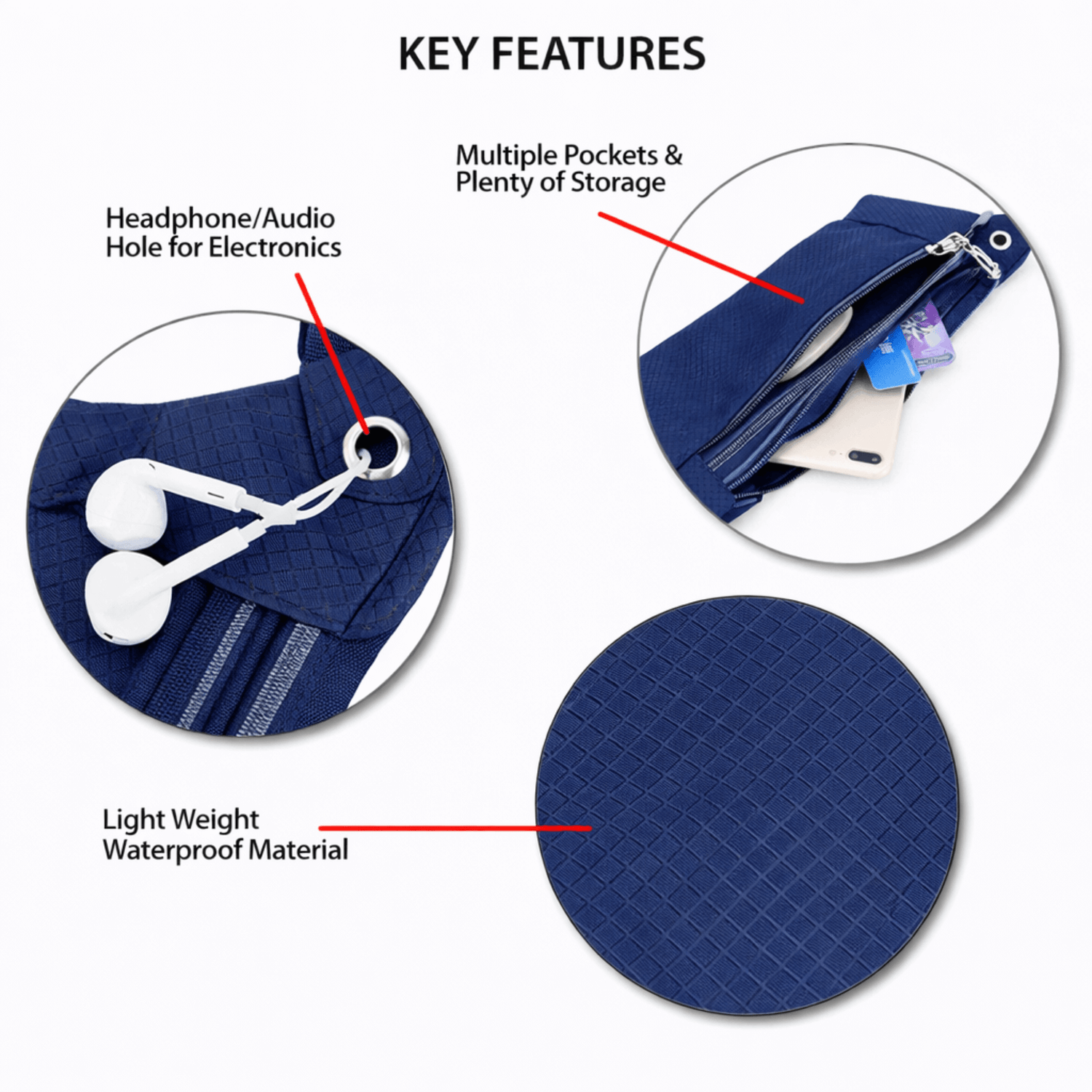 XGear Fitness Waterproof Fanny Pack for Running and Travel Jupiter Gear Home