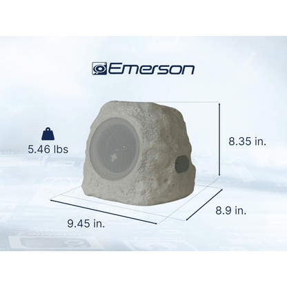 Emerson Rock Party Solar Multicolor LED Bluetooth Outdoor Speaker Jupiter Gear Home