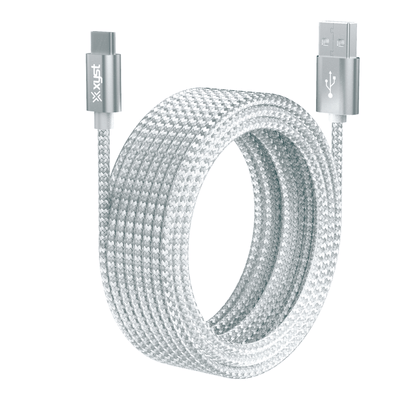 Xyst Charge and Sync USB to USB-C Braided Cable 10Ft Jupiter Gear Home