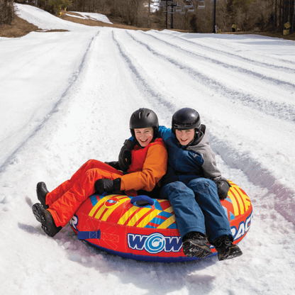 WOW Watersports Tracer Snow Tube Towable for Summer &amp; Winter Action Jupiter Gear Home