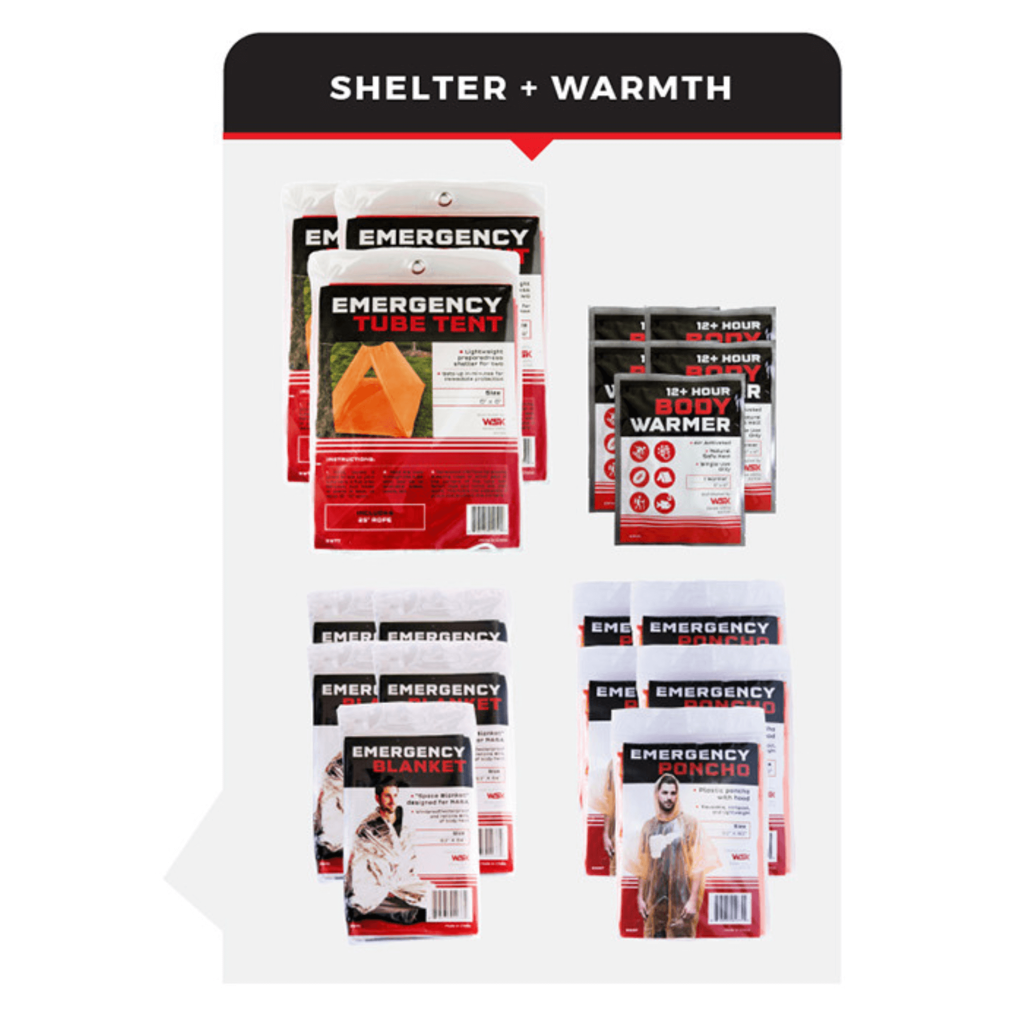 WSK 5-Person 72-Hour Emergency Survival Bucket Kit Jupiter Gear Home
