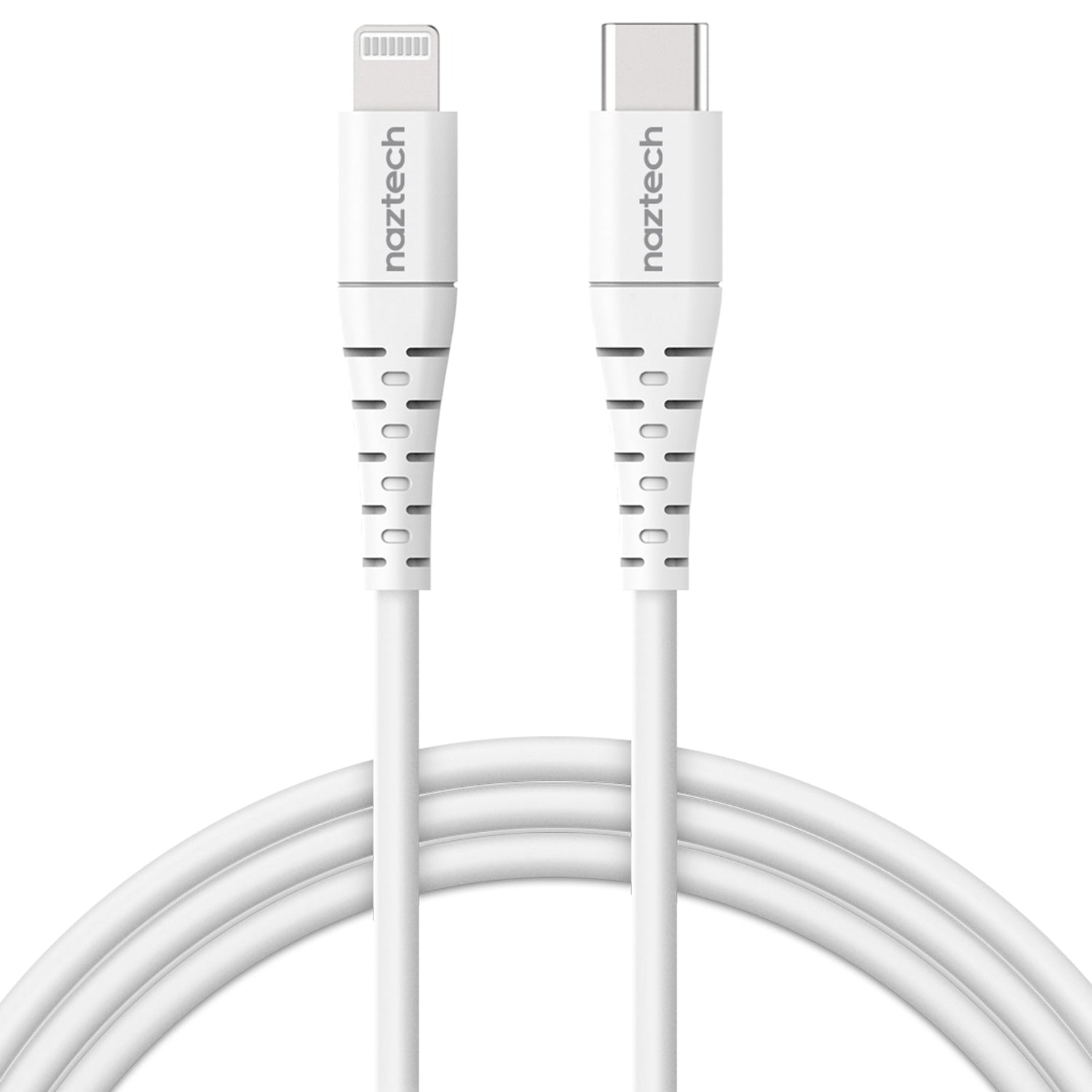 Naztech PD MFI Lightning to USB-C Cable 6ft White Jupiter Gear Home