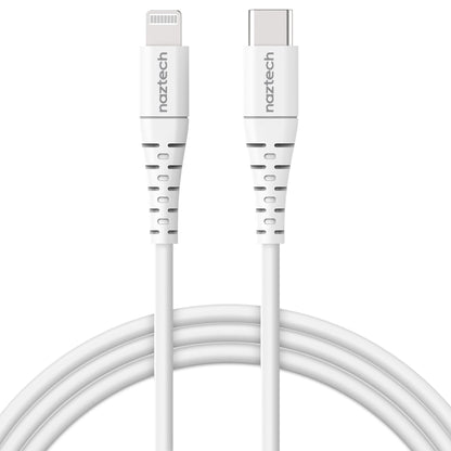 Naztech PD MFI Lightning to USB-C Cable 6ft White Jupiter Gear Home