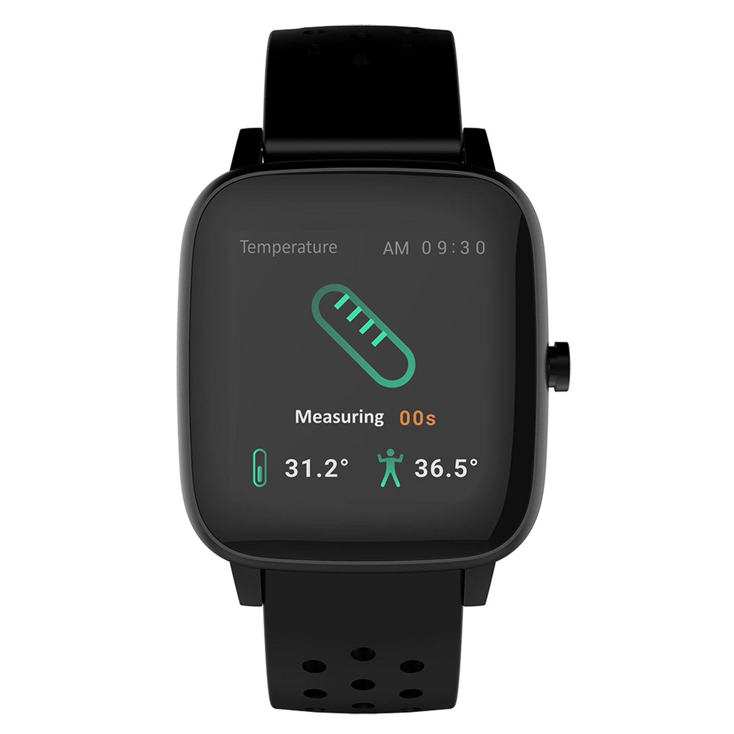 Supersonic Smartwatch with Dynamic Heart Rate, Temperature, Blood Oxygen, and Blood Pressure Monitor Jupiter Gear Home
