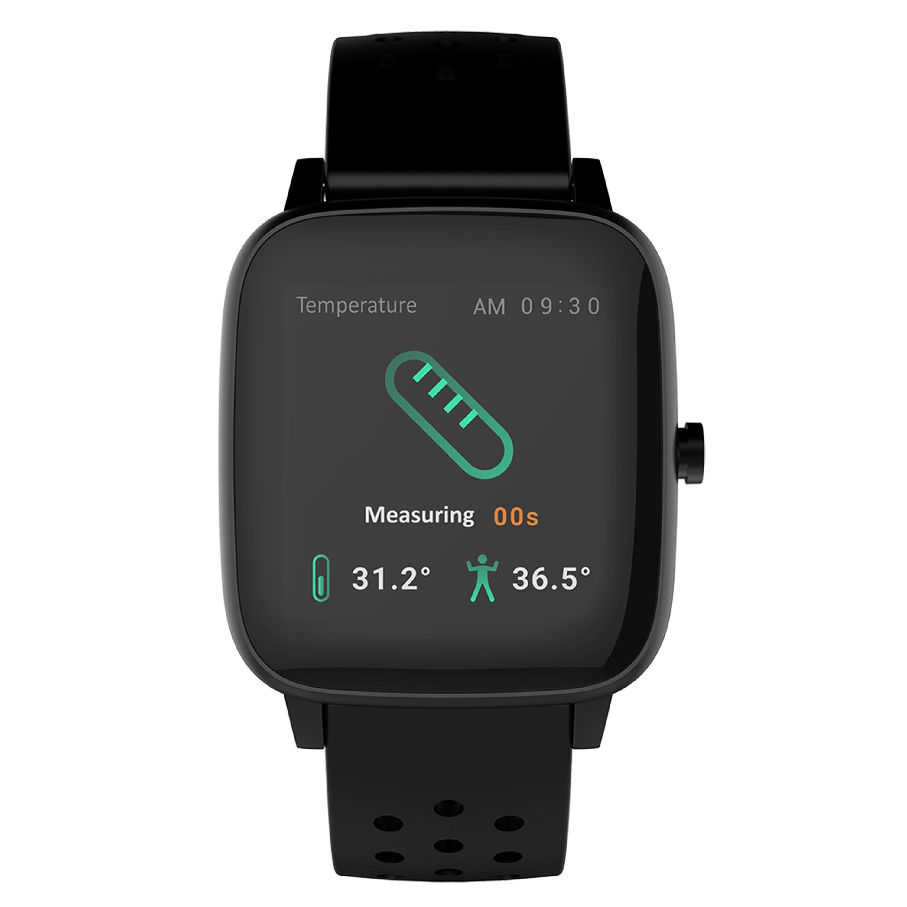 Supersonic Smartwatch with Dynamic Heart Rate, Temperature, Blood Oxygen, and Blood Pressure Monitor Jupiter Gear Home