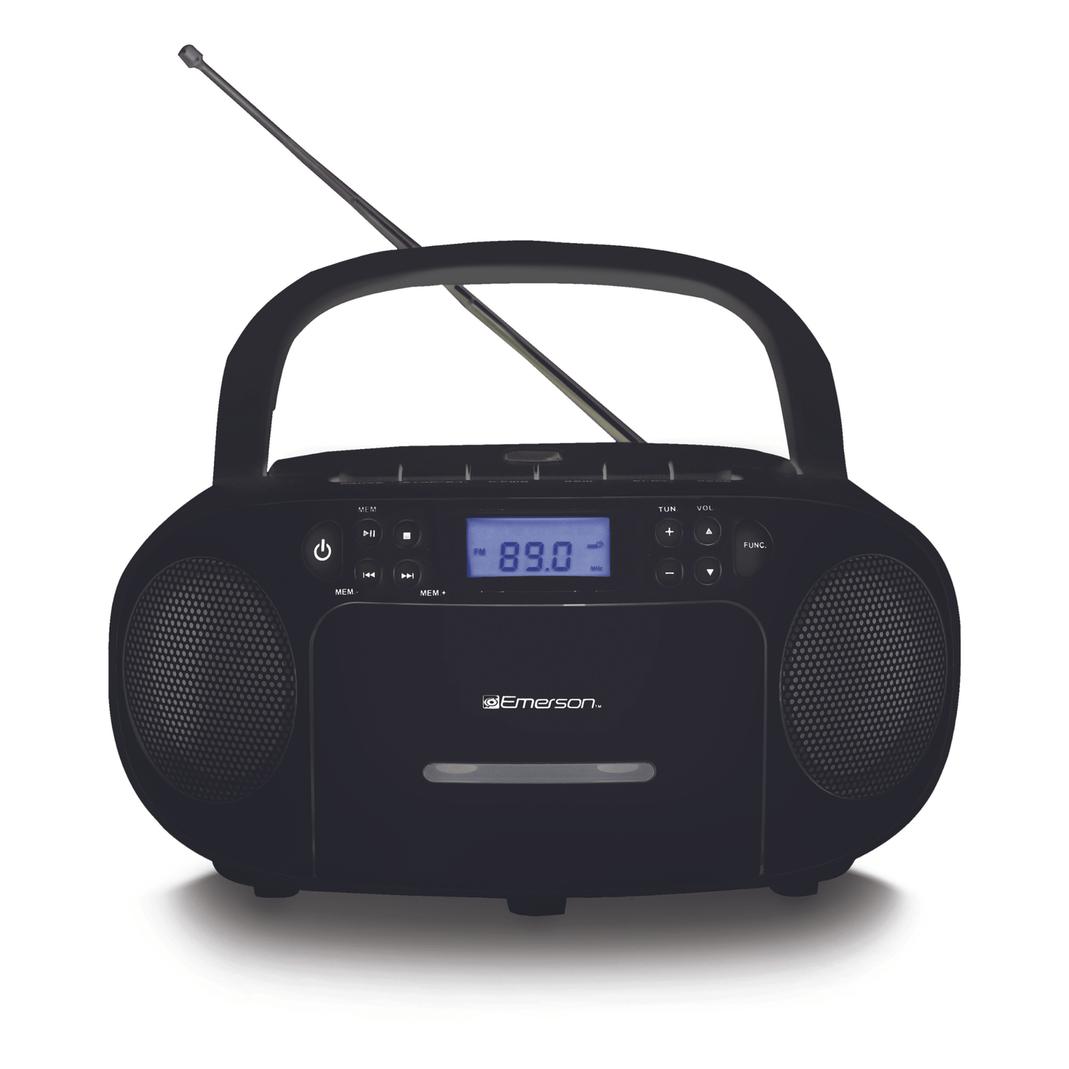 Emerson Portable CD/Cassette Boombox Jupiter Gear Home