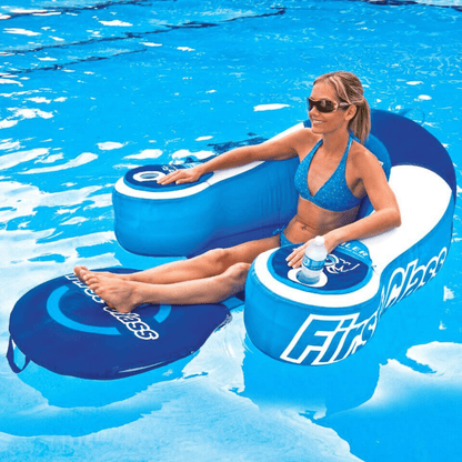 WOW Watersports First Class Pool and Lake Lounge Chair with Custom Cup Holders Jupiter Gear Home