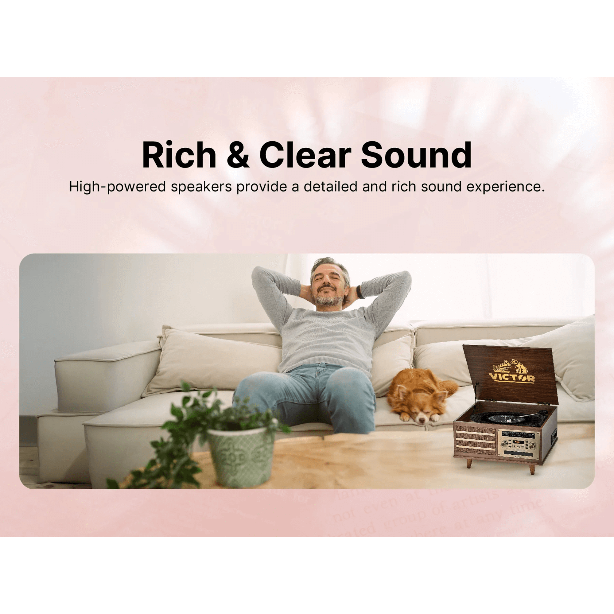Victor Monroe 8-in-1 Music Center Jupiter Gear Home