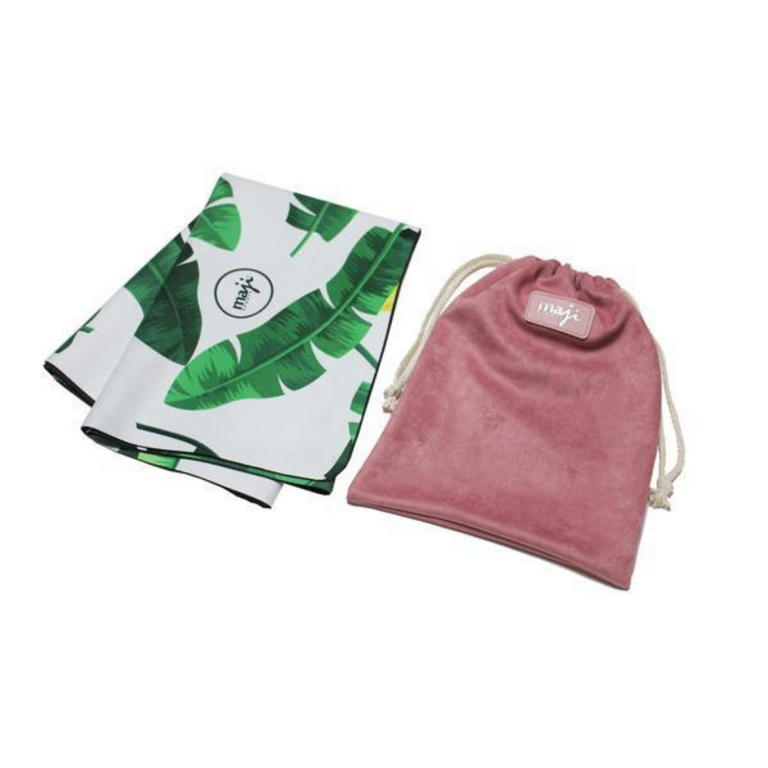 Maji Sports Suede &amp; Natural Rubber Travel Yoga Mat Jupiter Gear Home